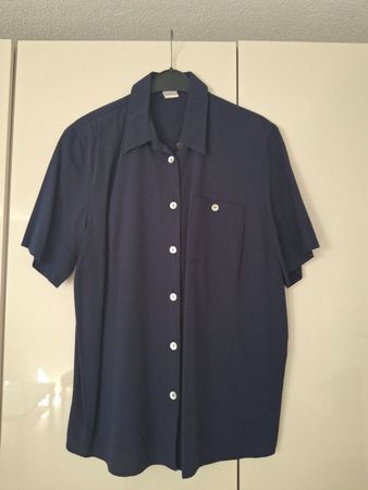 Devina of Switzerland, Bluse, dunkelblau, Grösse 46
