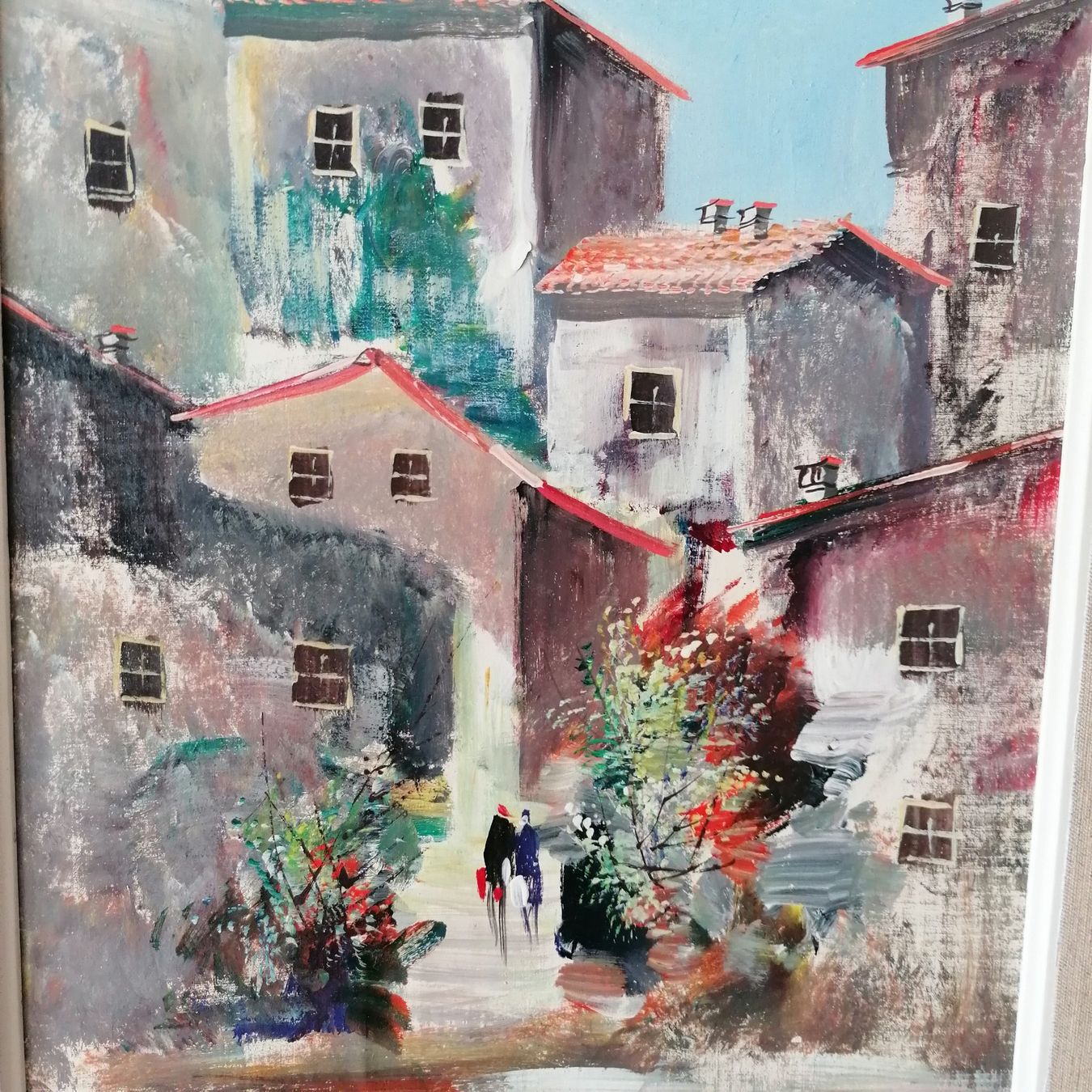 Gemälde: Paesaggio. Olio su cartone – Gebraucht aus Mendrisio von Accamuta 5