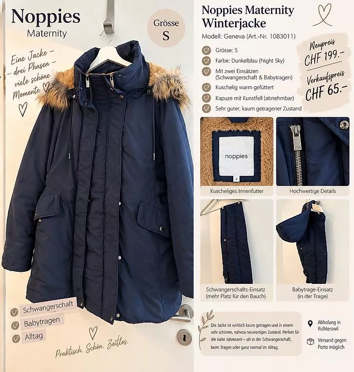 Jacken: Maternity Winterjacke  – Gebraucht aus Richterswil von ChristianL.
