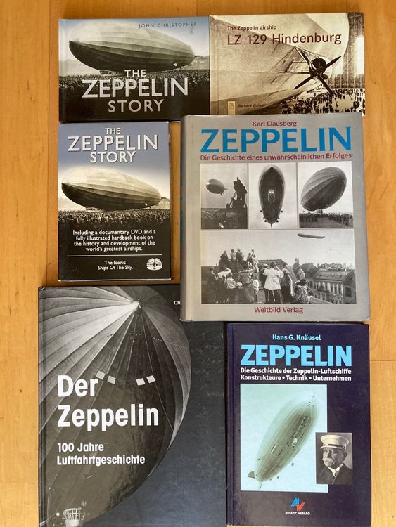 Zeppelin Bücher (5) und DVD (1) (Gebraucht) in für CHF 19 – nur ...
