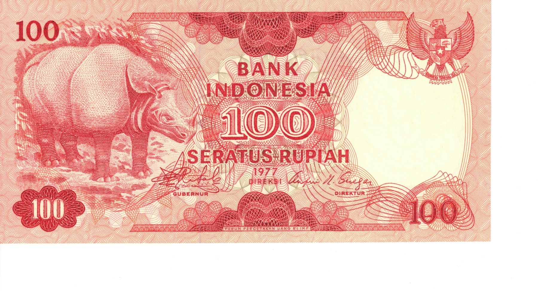 Billets de banque: 1 Banknote Indonesien 100 Rupien – D'occasion à Bottmingen par Golferin 1