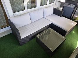 Rattanlounge 