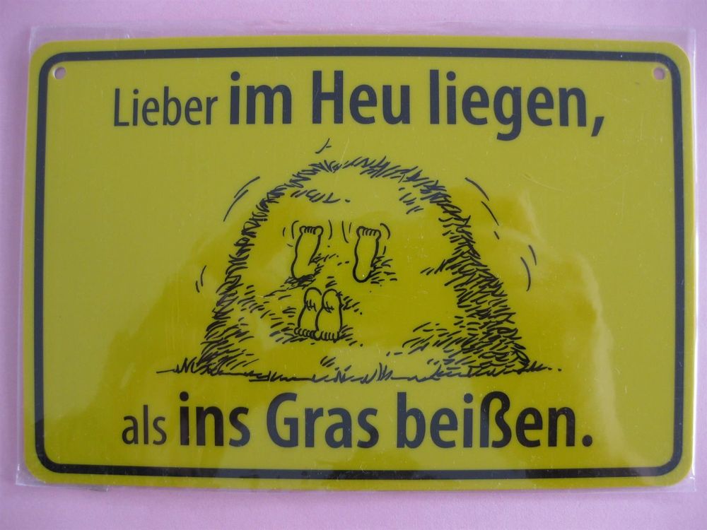 SprücheKarte Lieber im Heu Kaufen auf Ricardo