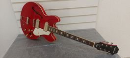 Epiphone Casino CH Wine Red e-gitarre Jg.2010 neuwertig