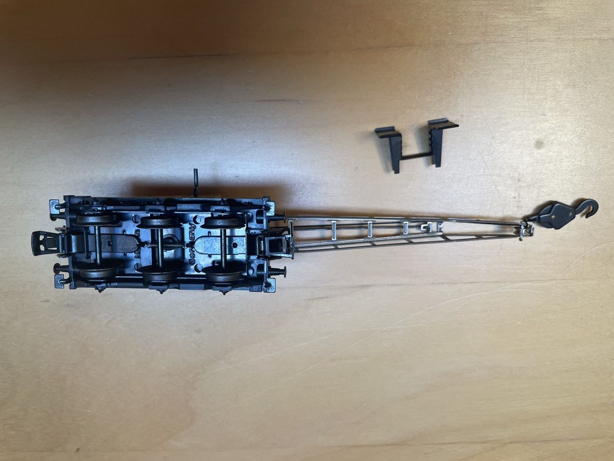 Märklin Modellini di ferrovie: Märklin 4671 Kranwagen – Usato da Rickenbach ZH venduto da u2540 4