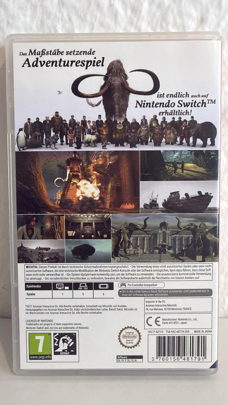Spiele: Syberia Nintendo Switch Game - Top Adventure Spiel! Top! – Gebraucht aus Ehrendingen von lax21 1