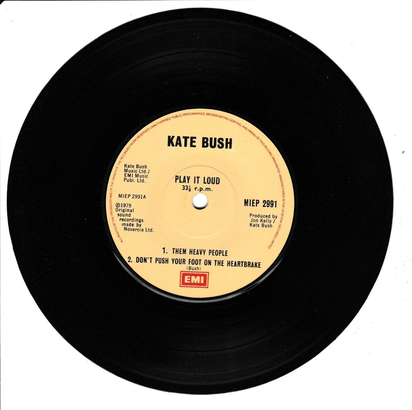 Schallplatten: Kate Bush - On Stage 7" EP Vinyl 1979 – Gebraucht aus Tübach von JamesStone 2