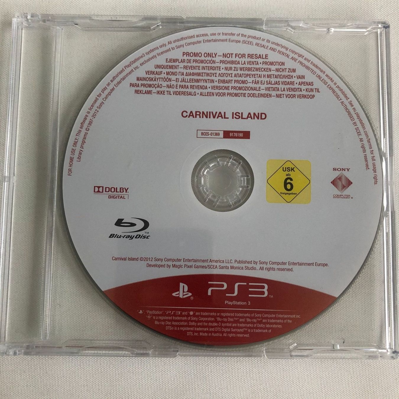 Sony Giochi: Carnival Island - PS 3 – Usato da Nussbaumen AG venduto da Pika-Shop