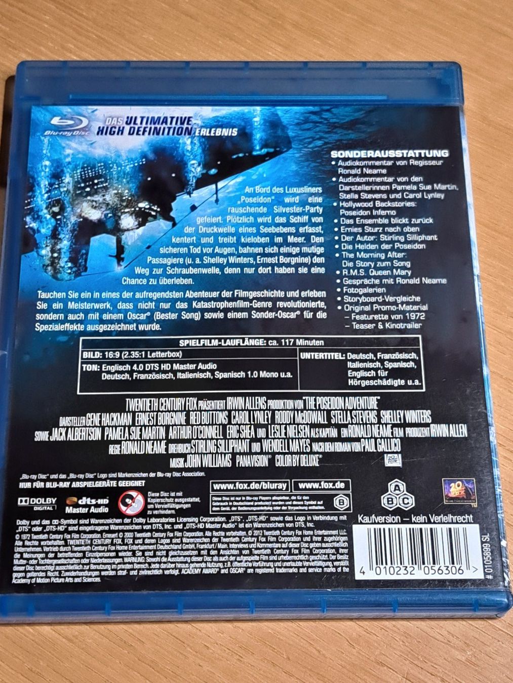 Tutti i DVDs: Blu-ray Poseidon Inferno mit Gene Hackman 1972 – Nuovo (secondo la descrizione) da Unterseen venduto da Kanica 2