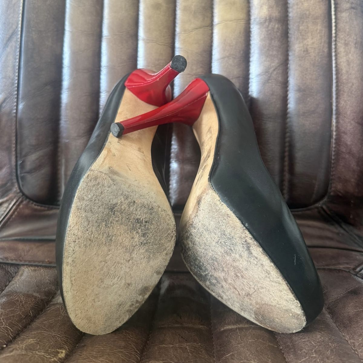 Stuart Weitzman Damenschuhe: Stuart Weitzman Pumps Black Red Heels Peep – Gebraucht aus Zürich von car_lyd8 2