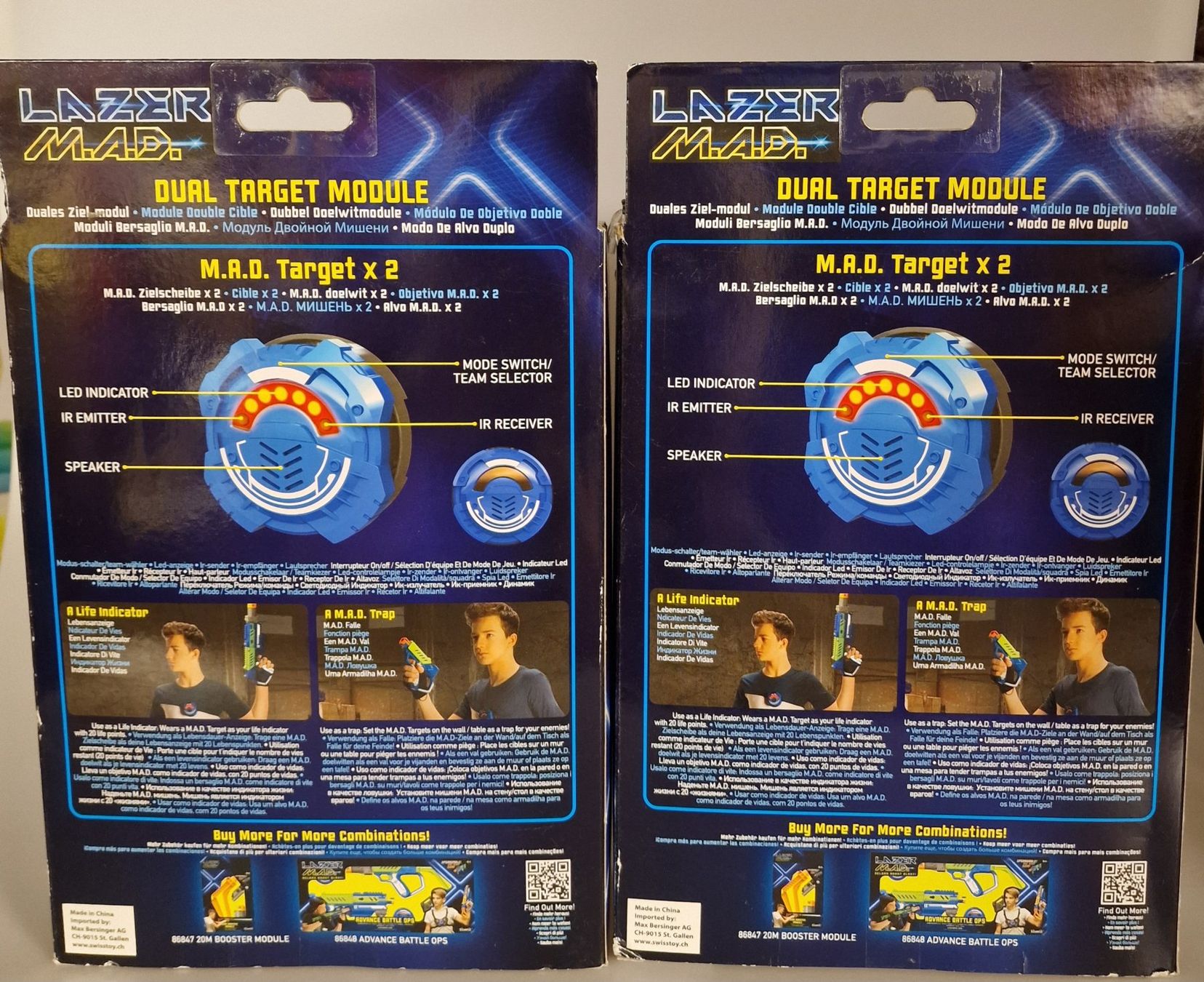 Giocattoli: Lazer M.A.D. Dual Target Module - 2er Set - Neu – Nuovo e nell'imballaggio originale da Oberuzwil venduto da aseinkaufswelt 1