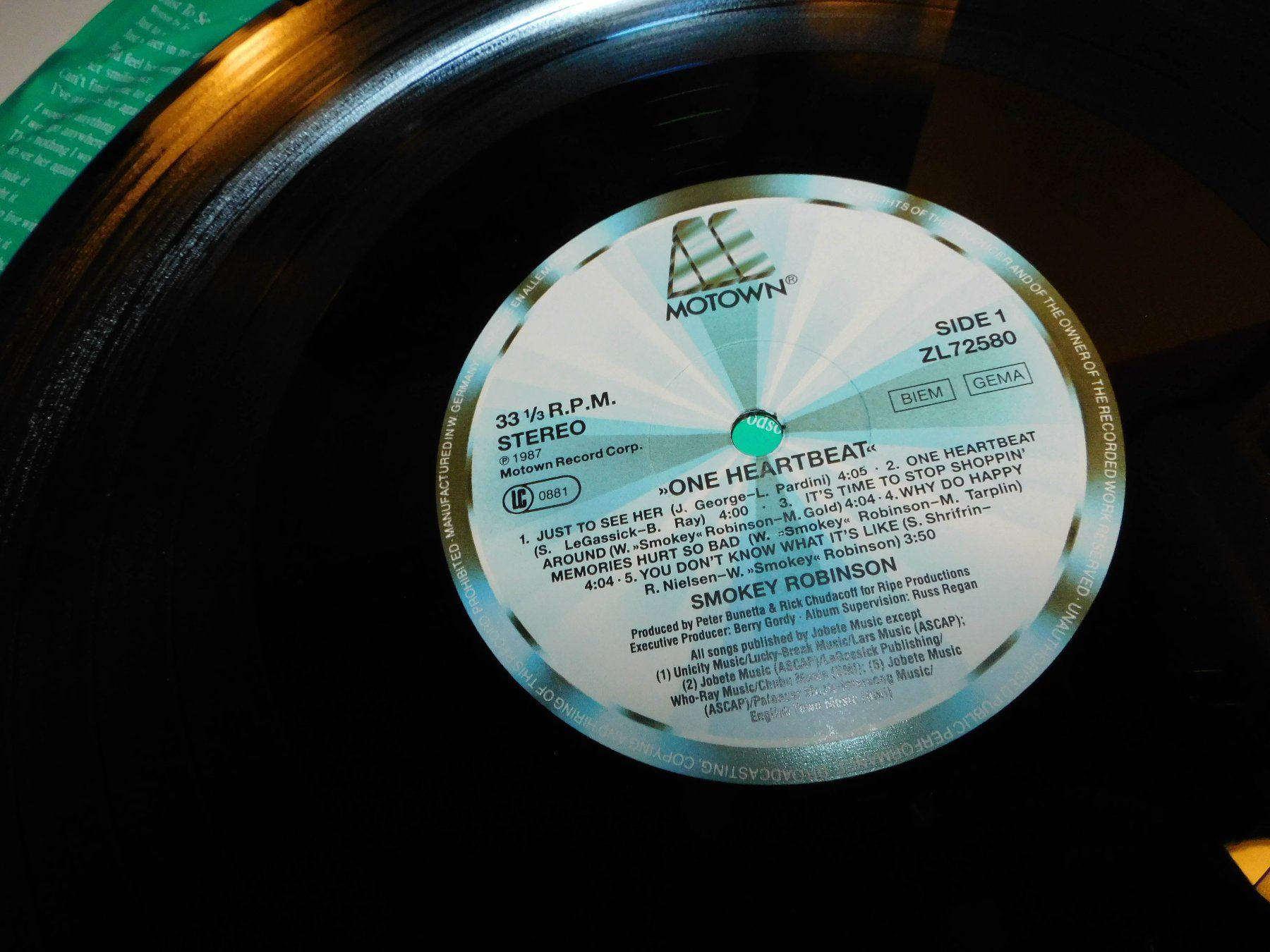 Dischi in vinile: Lp - Smokey Robinson - 1987   Lp – Usato da Sursee venduto da 76 2
