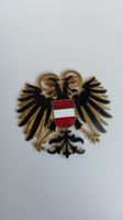 Metall Plakette, Doppelkopf Adler Österreich (W5)