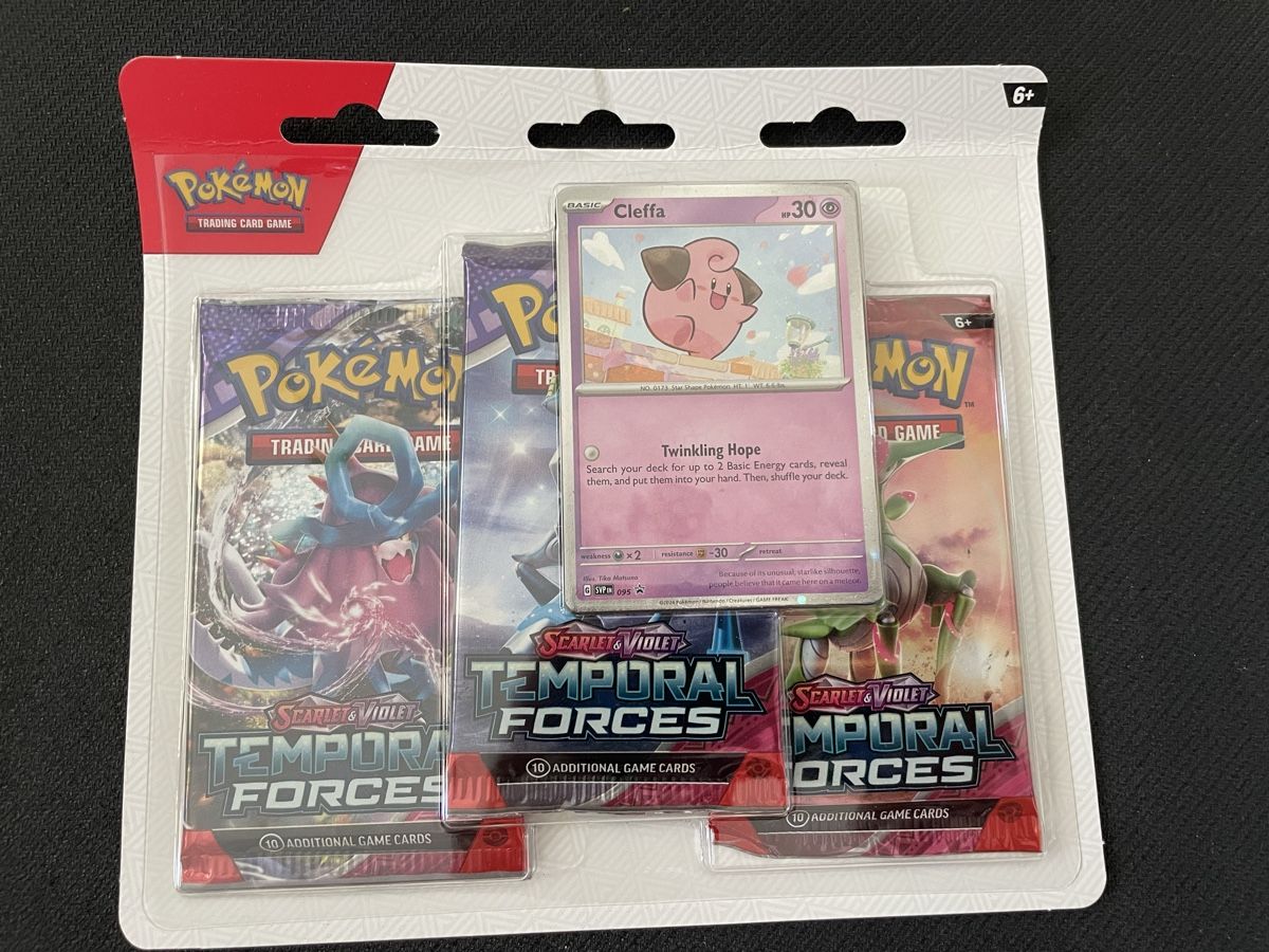 Pokémon Carte collezionabili: Pokemon Temporal Forces 3-Pack Blister – Nuovo e nell'imballaggio originale da Wallisellen venduto da Optimalex