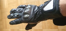 Racer Motorradhandschuhe Ladies Känguruleder schwarz Gr. S