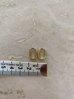 Gold Plated Ohrenringe 