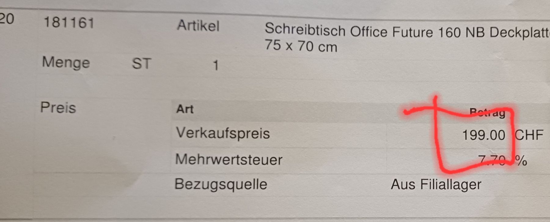 Scrivanie: Schreibtisch – Nuovo (secondo la descrizione) da Bülach venduto da pap_cc7p 4