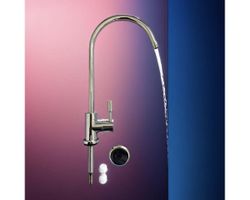 Robinet eau pure col cygne petit modele chrome / Hahn