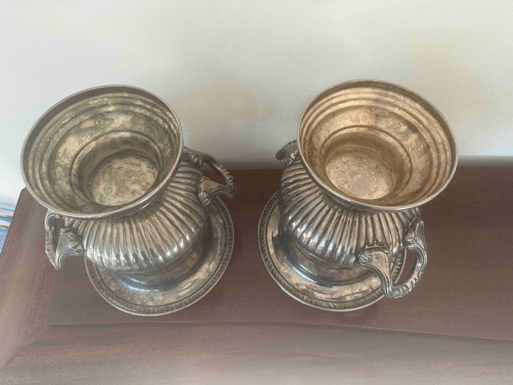 Autres: Champagnerkübel, 2 Stück, vintage. versilbert 1900er – D'occasion à Zürich par Concorde2313 3