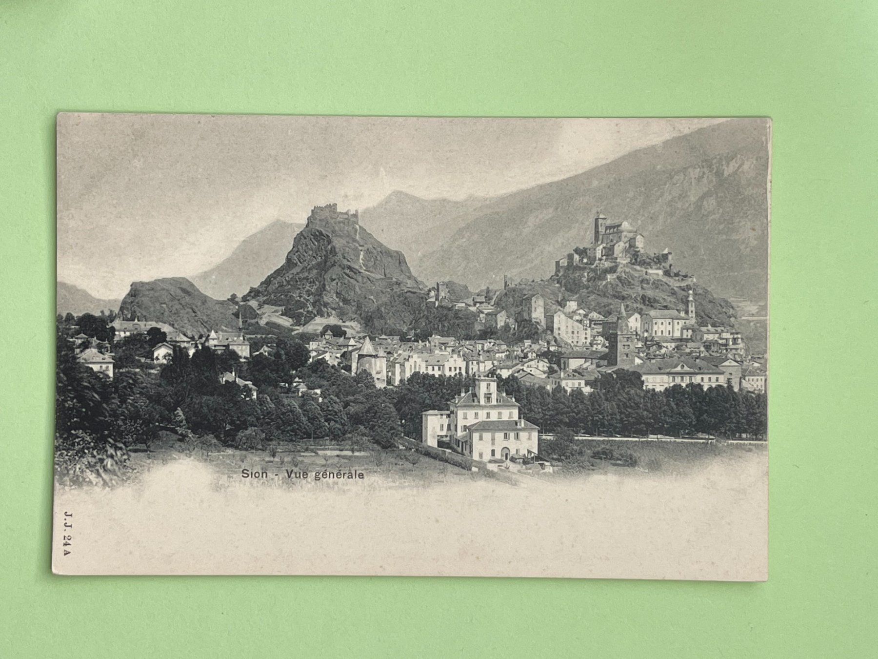 Cartoline postali: Sitten - Sion - Vue générale – Usato da Steg VS venduto da _vinci_