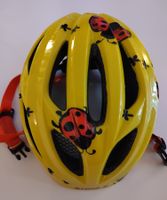 Kinder Fahrradhelm, gelb, Marienkäfer Grösse 46-51cm