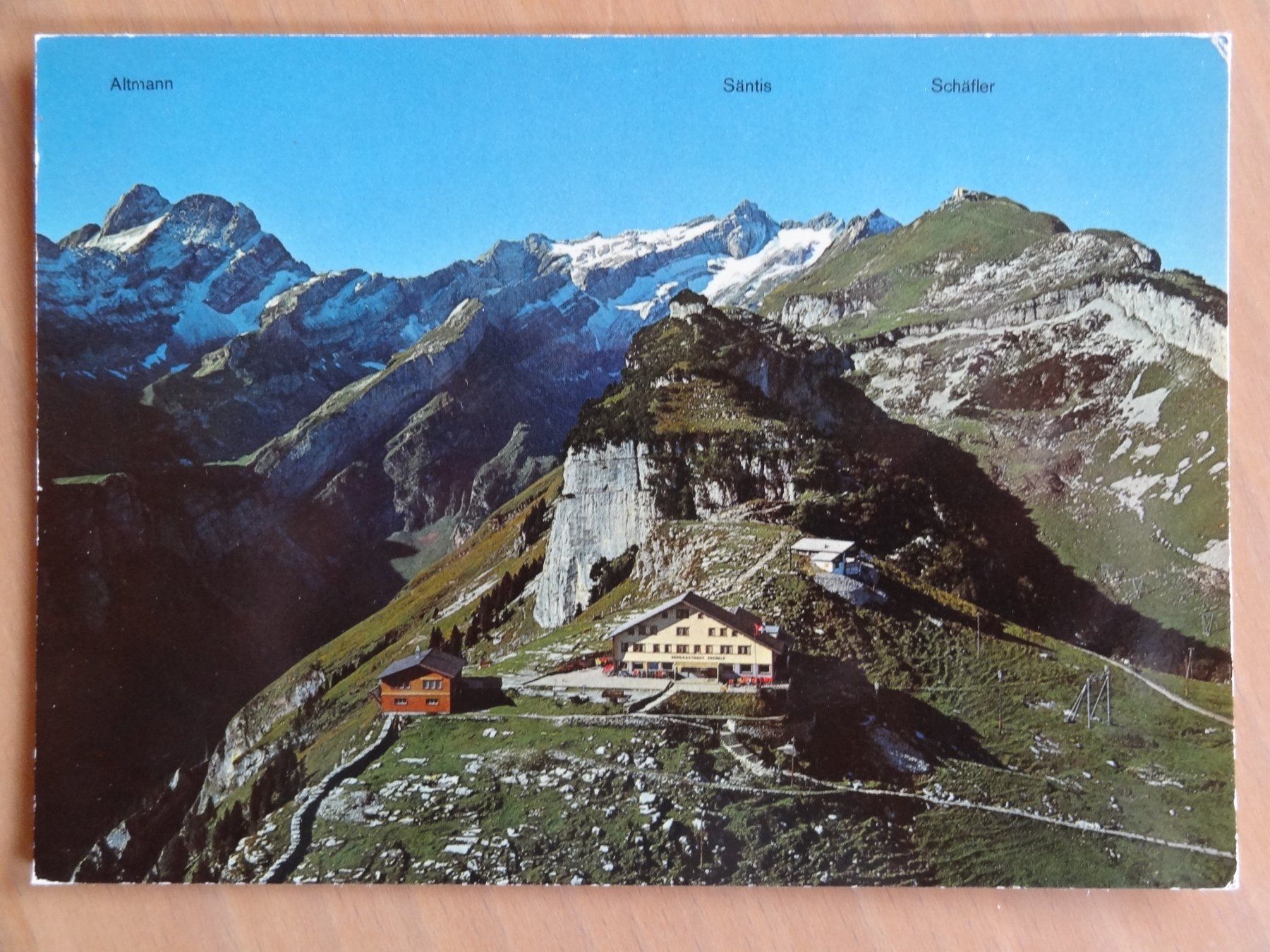 Cartoline postali: Berggasthaus Ebenalp - Appenzell – Usato da St Léonard venduto da Riglin