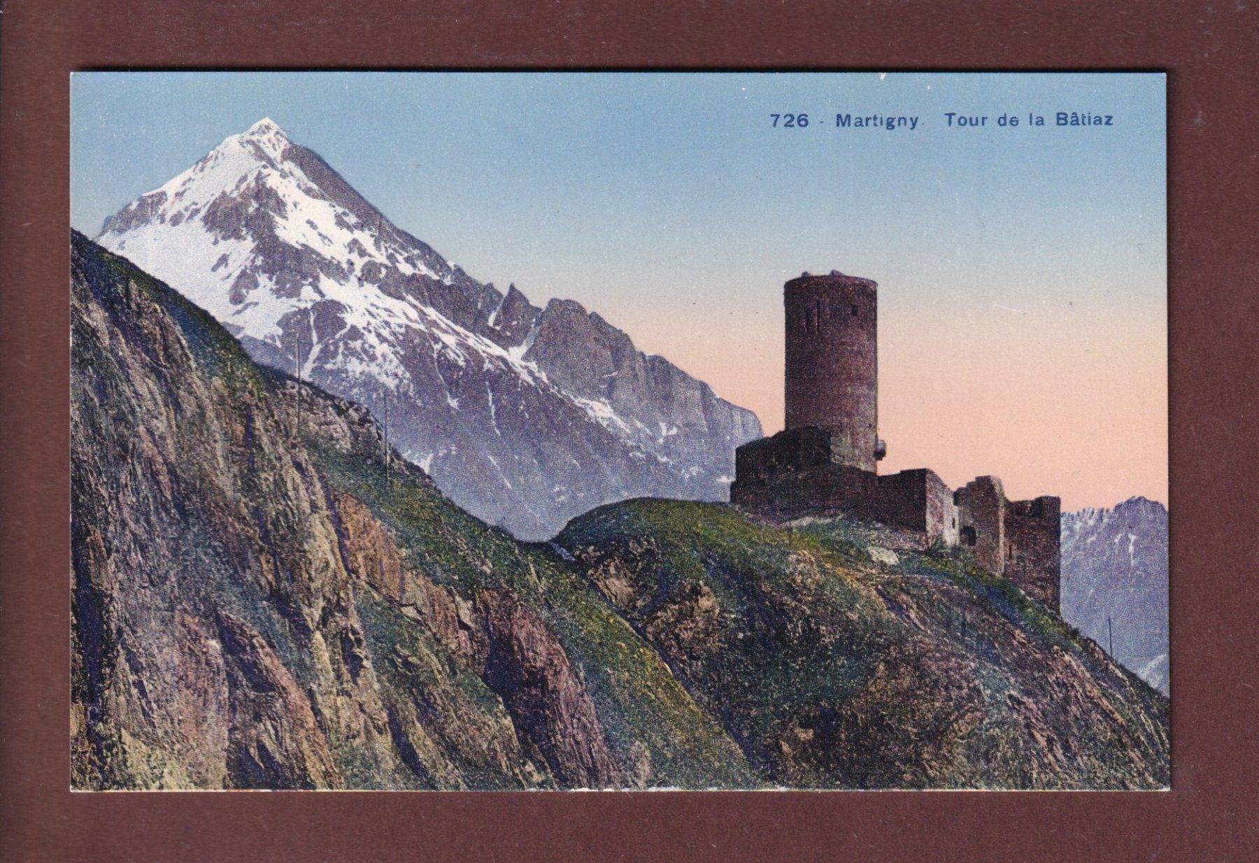 Cartoline postali: MARTIGNY - Tour de la Bâtiaz – Usato da Pully venduto da nicecards