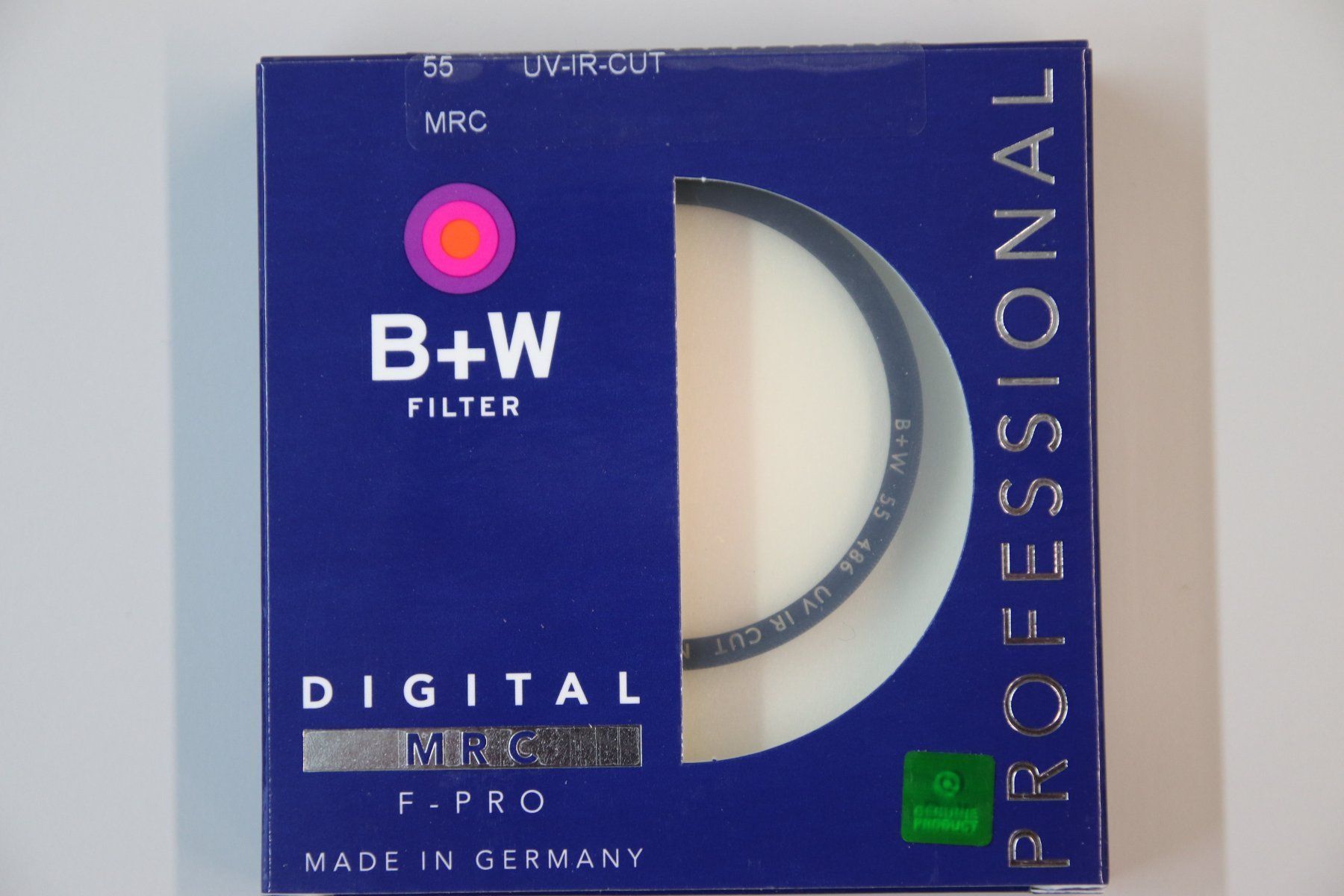 Filtri: B+W F-Pro 486 UV/IR  filter MRC 55mm – Nuovo e nell'imballaggio originale da Zofingen venduto da OWYSSAG