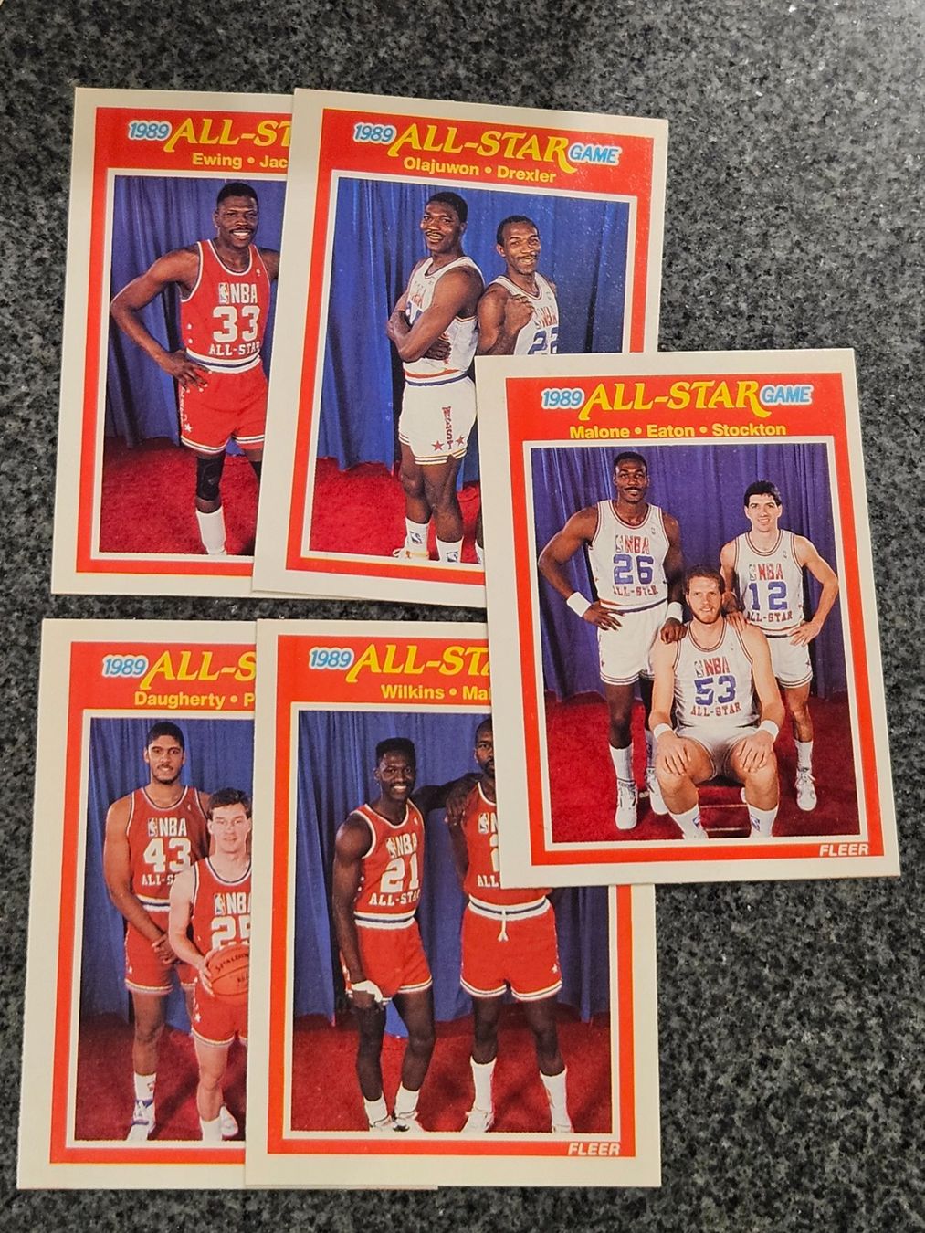 Nba Carte collezionabili: 1989 Fleer Basketball / Full Set mit Michael Jordan / NBA – Usato da Oberdorf BL venduto da BaldenEagle 3