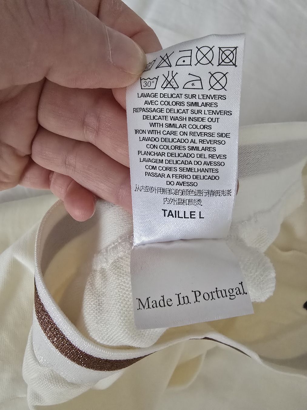 Pantaloni: Cop. Copine Cream Trousers  – Usato da bern venduto da gsh_2w9d 9