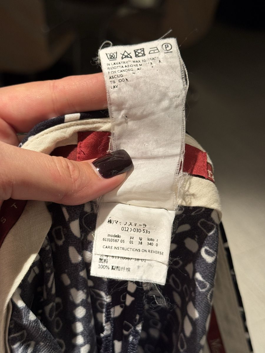 Max Mara Pantaloni: Max Mara Studio Trousers - Patterned - Size 34 – Usato da Turbenthal venduto da elizameise 2