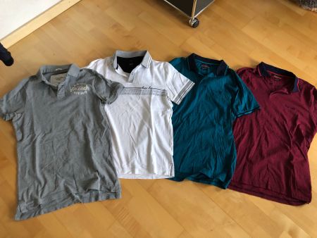 4 Golf Polo Abercrombie Boss Cardin Markenkleider Poloshirt