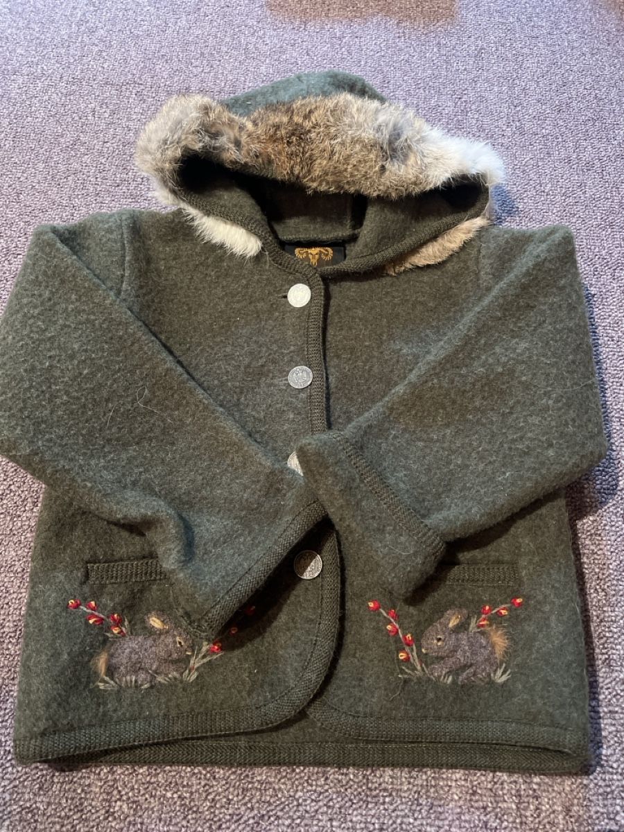 Giacche: Kinder Lodenjacke mit Kapuze – Usato da Chateau d'Oex venduto da anicul