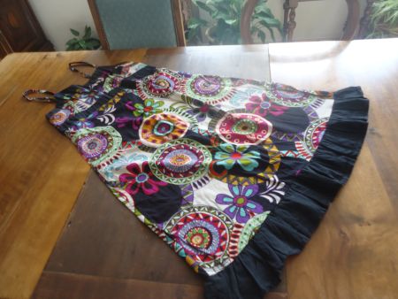 Robe d'été à bretelles en coton - S
