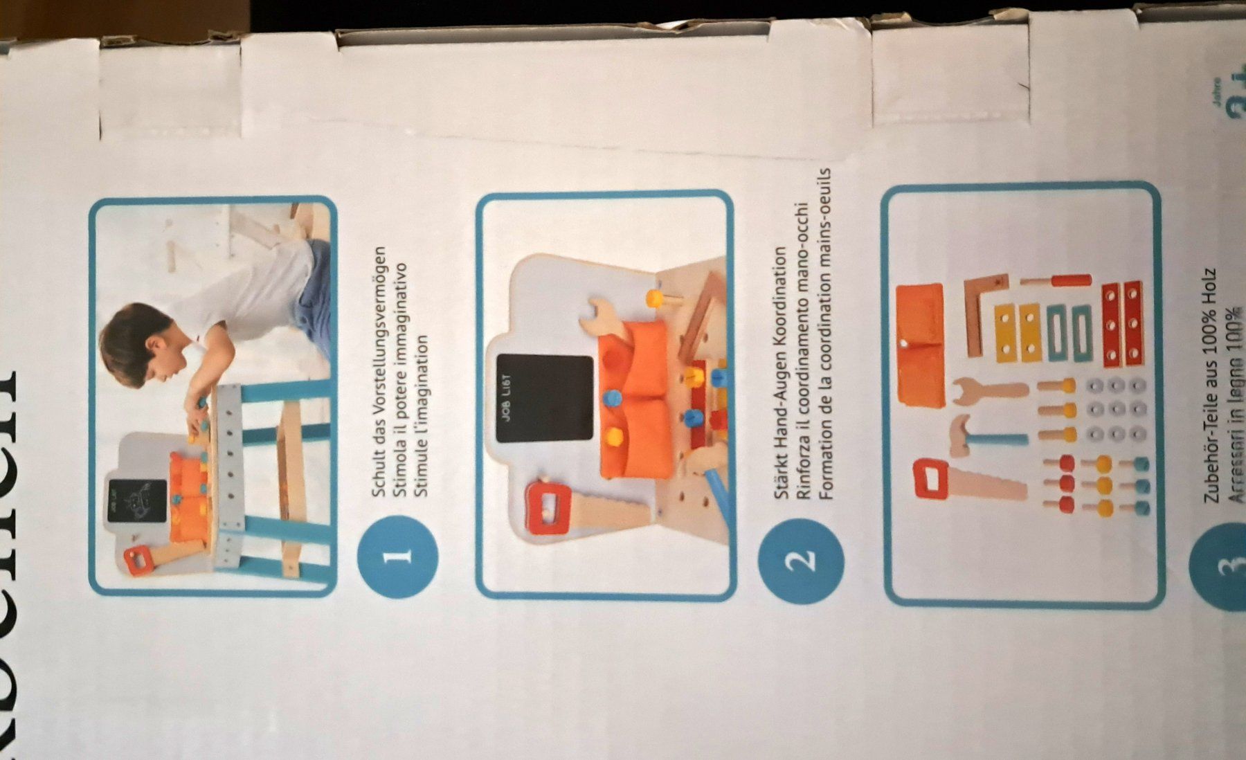 Migros Spielzeuge: Holzwerkbank - Neu Migros – Neu und originalverpackt aus Hägendorf von PRvR 1