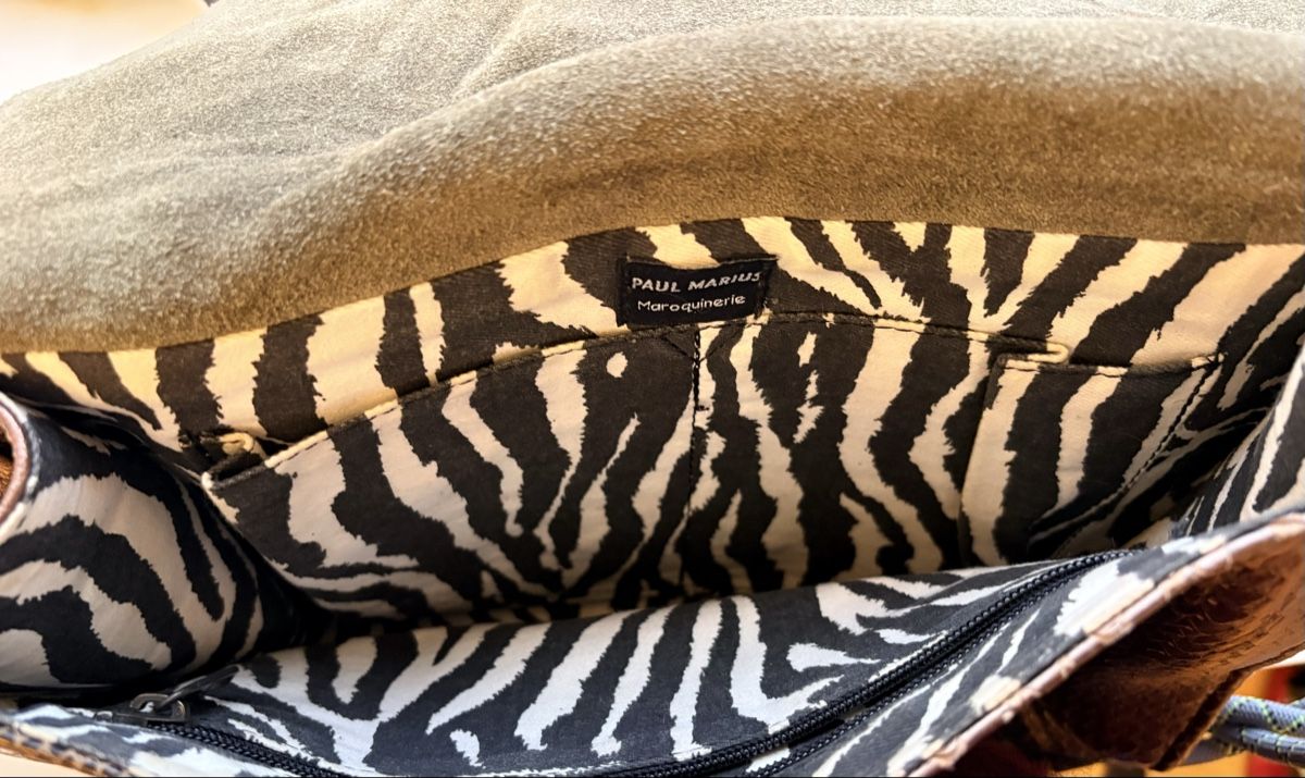 Taschen für Damen: Sac bandoulière Paul Marius cuir marron motifs cuirpython – Gebraucht aus Lausanne von france.guillermin 2