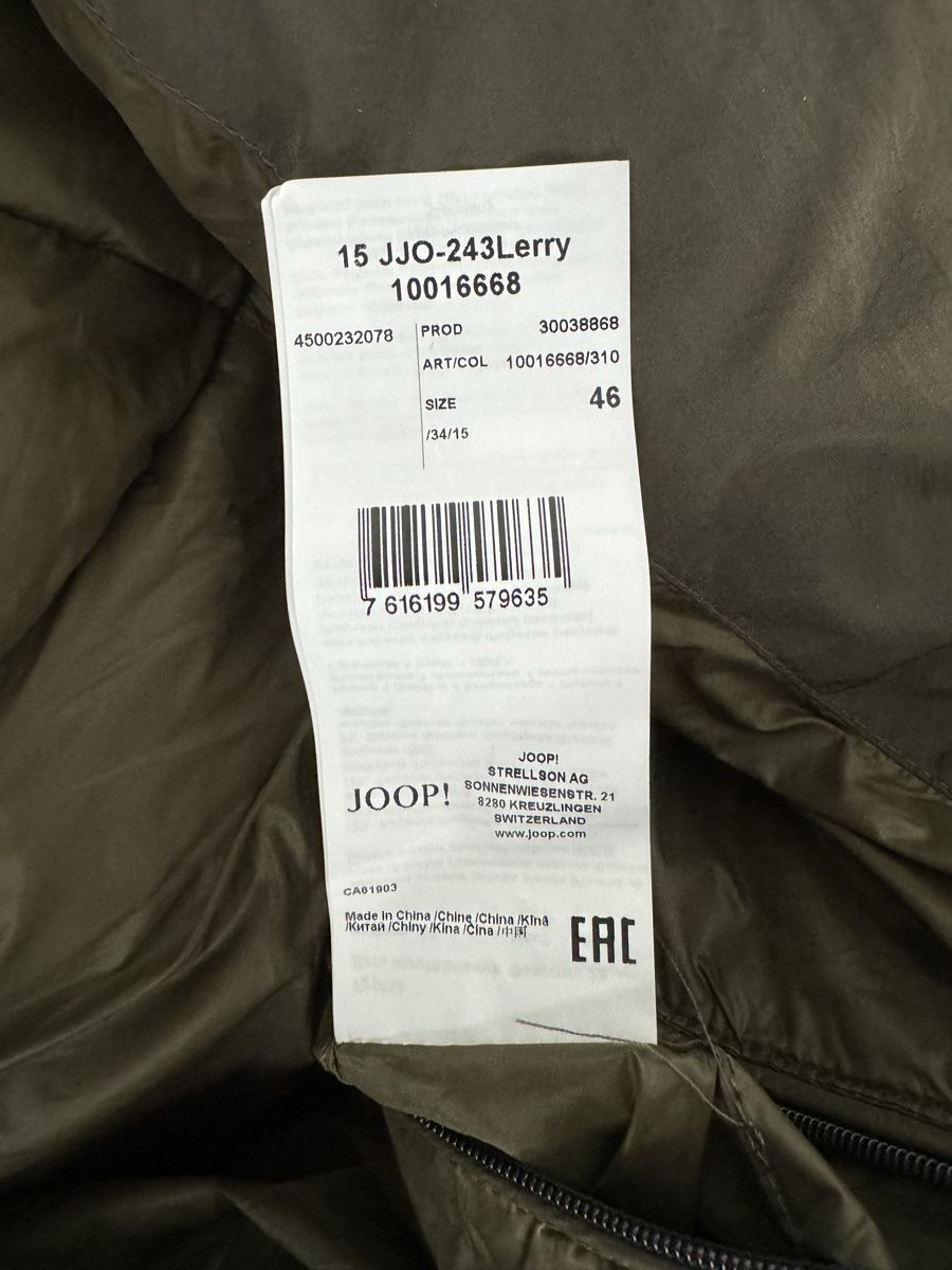Giacche: Joop Steppjacke Gr. 46 (neu) – Nuovo e nell'imballaggio originale da Frauenfeld venduto da Reto89 6