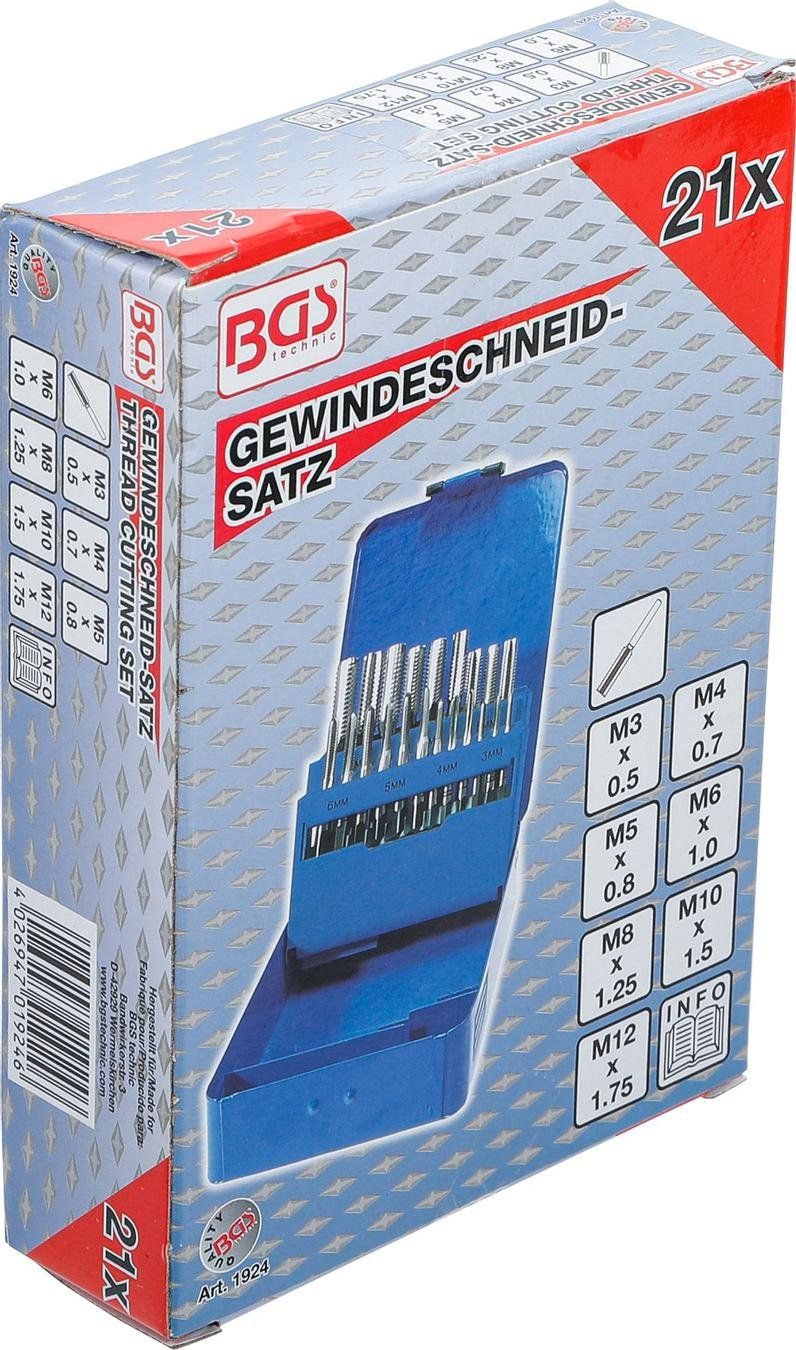 Alle Werkzeuge: Gewindeschneid-Satz, M3 - M12, 21-tlg. – Neu (gemäss Beschreibung) aus Dietikon von KFZ-Spezialwerkzeuge 2