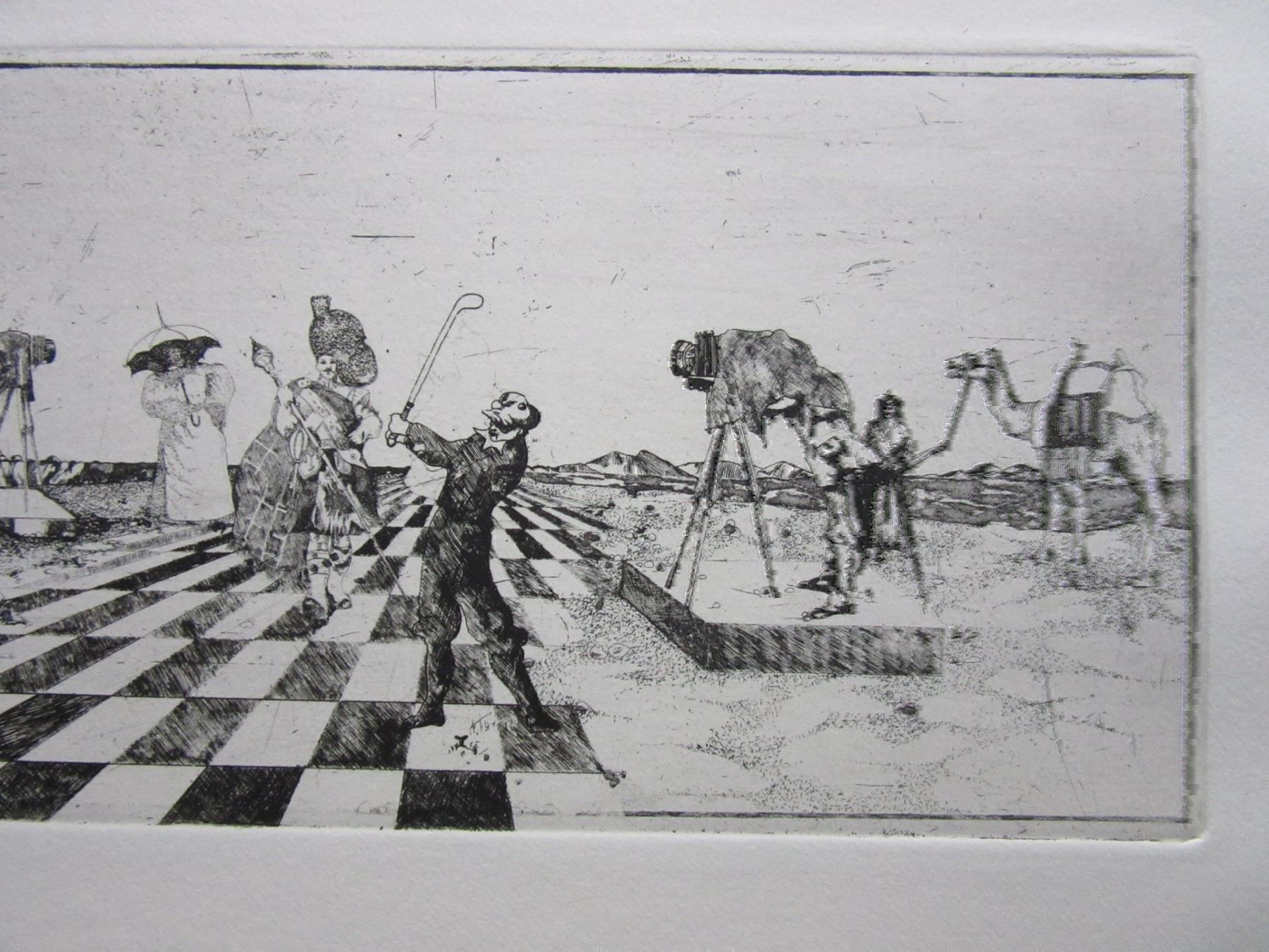 Posters & Illustrations: JULIUS HORVART RADIERUNG – D'occasion à Gersau par grafik-kunst 2