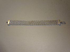 Zopfband Armband - 925 Silber