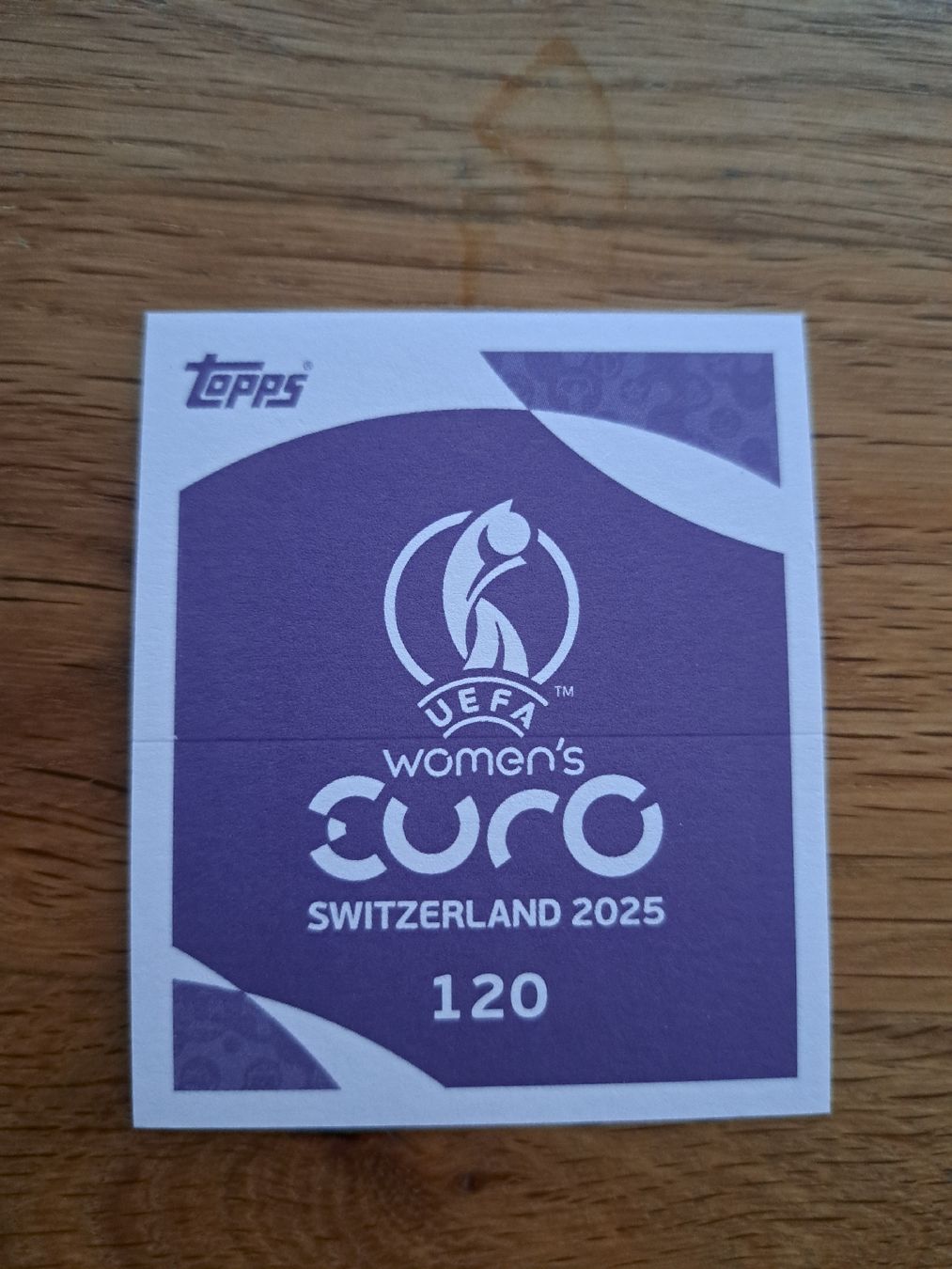 Sticker N°120 ( Women Schweiz Topps euro 2025 football ) Kaufen auf