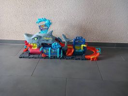 Hot Wheels Shark Hai Autowaschanlage