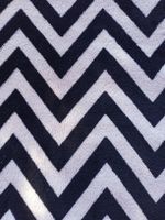 Decke aus Polyester, schwarz/weiss ca 185x125cm