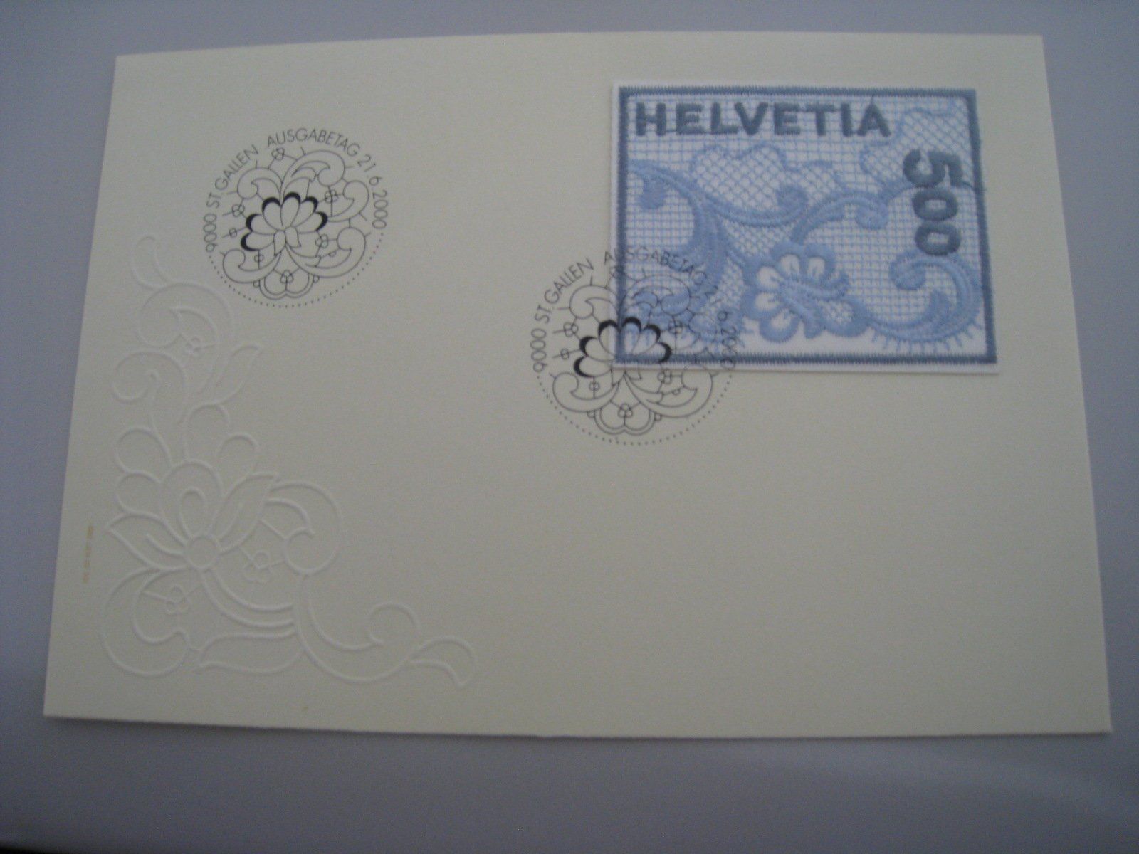 Tutti i francobolli: 21.6.2000   FDC – Usato da Aarwangen venduto da Pinsel7890