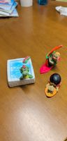 Witzige Figuren Sets, Krokodil, Ente, Surfer, Top Zustand