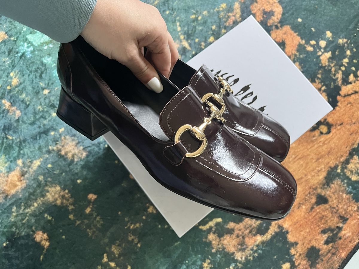 Scarpe da donna: Elegante, Bordeaux Echtleder Loafer, – Nuovo e nell'imballaggio originale da Hochdorf venduto da Forestgreen