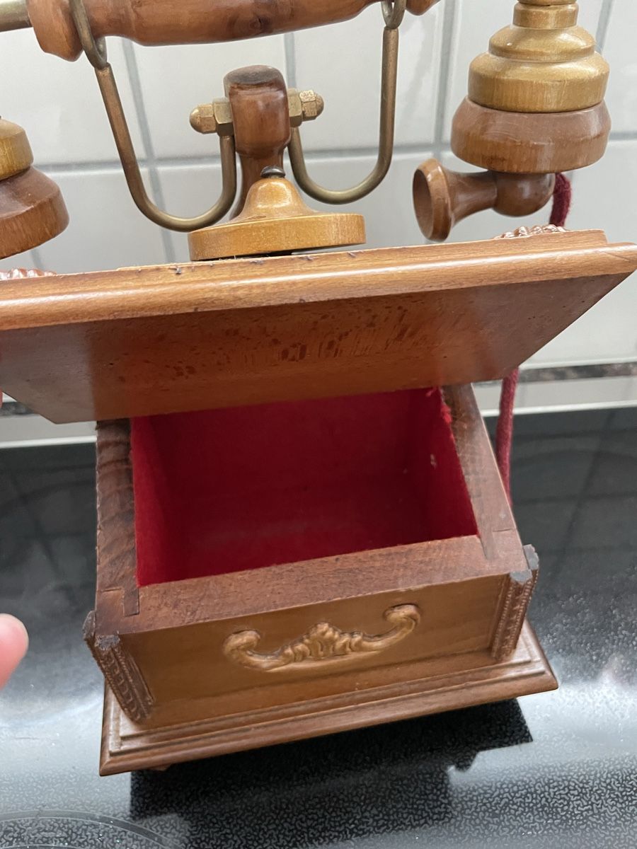 Telefoni: Holz Telefon Truhe – Usato da Oberentfelden venduto da vilibrand 4