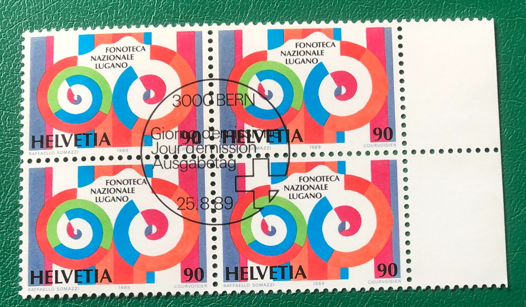Tutti i francobolli: 4 er Block Nr. 780 mit ETStempel Bern – Usato da Aarau venduto da Billa007
