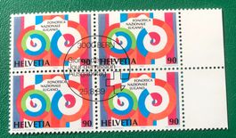 4 er Block Nr. 780 mit ETStempel Bern