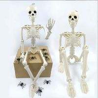 🤩NEU Halloween Skelett Deko 40 cm Hängendes Skelett